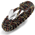 From Soldier to Soldier Bracelets Sterling Silver Heart Camo Bracelet