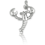 It's Charming Sterling Silver Lobster Charm