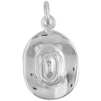 It's Charming Sterling Silver Cowboy Hat Charm