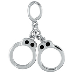 It's Charming Sterling Silver Handcuff Charm
