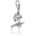 It's Charming Sterling Silver Beach Chair With Palm Tree Charm