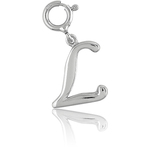 It's Charming Sterling Silver "L" Charm