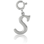 It's Charming Sterling Silver "S" Charm