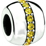 Chamilia Cosmo Yellow Swarovski Bead - Soho Collection 