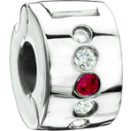 Chamilia Jeweled Lock Fuchsia Swarovski - Soho Collection