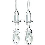 Chamilia Earring Bead Drop Briolette Clear Swarovski - Soho Collection 
