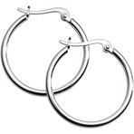Chamilia Urban Hoop Sterling Silver Large - Soho Collection