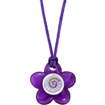 Kameleon Purple Enamel Flower Pendant 