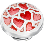 Kameleon Red Enamel Hearts Lovepop Jewelpop