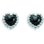 Spinning Jewelry Crown Heart Earrings