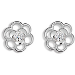Spinning Jewelry Flower Dust Earrings