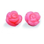 Spinning Jewelry Rose Earrings