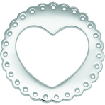 Spinning Jewelry Open Heart Link