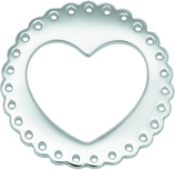 Spinning Jewelry Open Heart Link