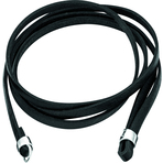 Spinning Jewelry Black Leather Extension