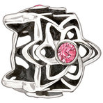 Chamilia Pink Dahlia Bead