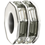 Chamilia Double Baguette Black & White