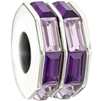 Chamilia Double Baguette Purple