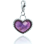 Chrysalis Admire Cut Amethyst Charm