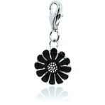 Chrysalis Black Daisy Charm