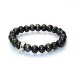 Chrysalis Black Pearl Stretch Charm Bracelet