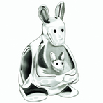 Chamilia Australia Kangaroo & Joey Bead