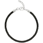Chamilia Ebony Braided Leather Bracelet