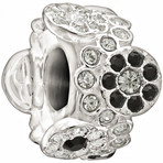 Chamilia Daisy Bouquet Black & White Swarovski