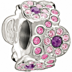 Chamilia Daisy Bouquet Pink & Purple Swarovski