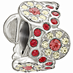 Chamilia Daisy Bouquet Red & Yellow Swarovski