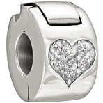 Chamilia Jeweled Heart Lock