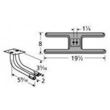 Cast Iron H Twin, Centered, 1.25 Inch Offset Burner 20602-72702