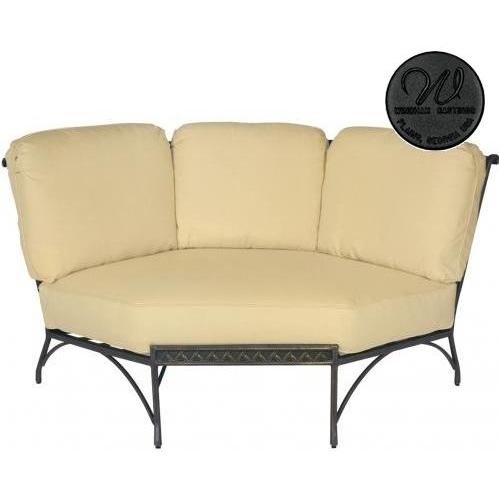 Windham Castings Savannah Tailored Back Deep Seating Corner Sectional Chair Frame Only, Black Windham Castings Savannah Tailored Back Deep Seating Corner Sectional Chair Frame Only, Black