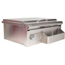 BBQ Guys 27 Inch Ice Bin Cooler W/ Bottle Opener, Bottle Holder & Towel Rack