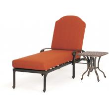 Caluco Florence Aluminum Chaise Lounge Set With End Table