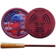 Cutt Down Game Calls PURPLE HEART PATRIOT Custom Pot Friction Call GLASS