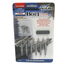 Excalibur Boltcutter 150gr SS 3Blade, (Per 6)