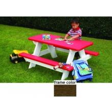 Eagle One Recycled Plastic Kids Picnic Table - Brown