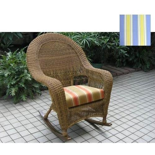 North Cape High Back Rocker/ Dining Chair Cushion ONLY (1)- Huntington Mediterranean North Cape High Back Rocker/ Dining Chair Cushion ONLY (1)- Huntington Mediterranean