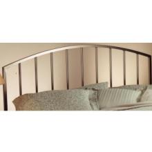 Hillsdale Lincoln Park Antique Pewter Metal Headboard With Frame - Twin - 274HTWR