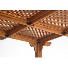 Outdoor GreatRoom Company Lattice Roof For Sierra 10 X 10 Pergola - Redwood Finish
