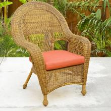 North Cape Port Royal Wicker Dining Chair - Walnut