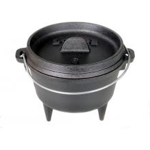 Lodge Dutch Ovens Camping 1 Quart Seasoned Cast Iron Dutch Oven - L6CO3