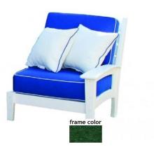 Eagle One Recycled Plastic Newport Sectional Chair With Cushion - Green