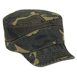 Otto Cap Camo Superior Garment Washed Cotton Twill Flexible Visor Military Style Cap - Camo Pattern 1