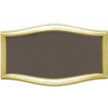 HouseMark Series Small Roundtangle Address Plaque - Bronze W/ Polished Brass
