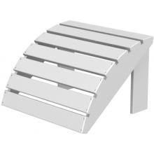 Poly-Wood Recycled Plastic Wood Classic Adirondack Ottoman For Curve Back Adirondack Chair