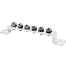 Blue Sea 2306 MiniBus 100 Ampere Common BusBar Grounding BusBar 6 X 8-32 Screw Terminal