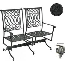 Windham Castings Elysee Spring Settee Frame Only, Black