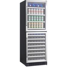 Danby Refrigerators Silhouette Dual Zone 77 Bottle/165 Can Capacity Wine Cooler/Beverage Center - DWBC14BLS